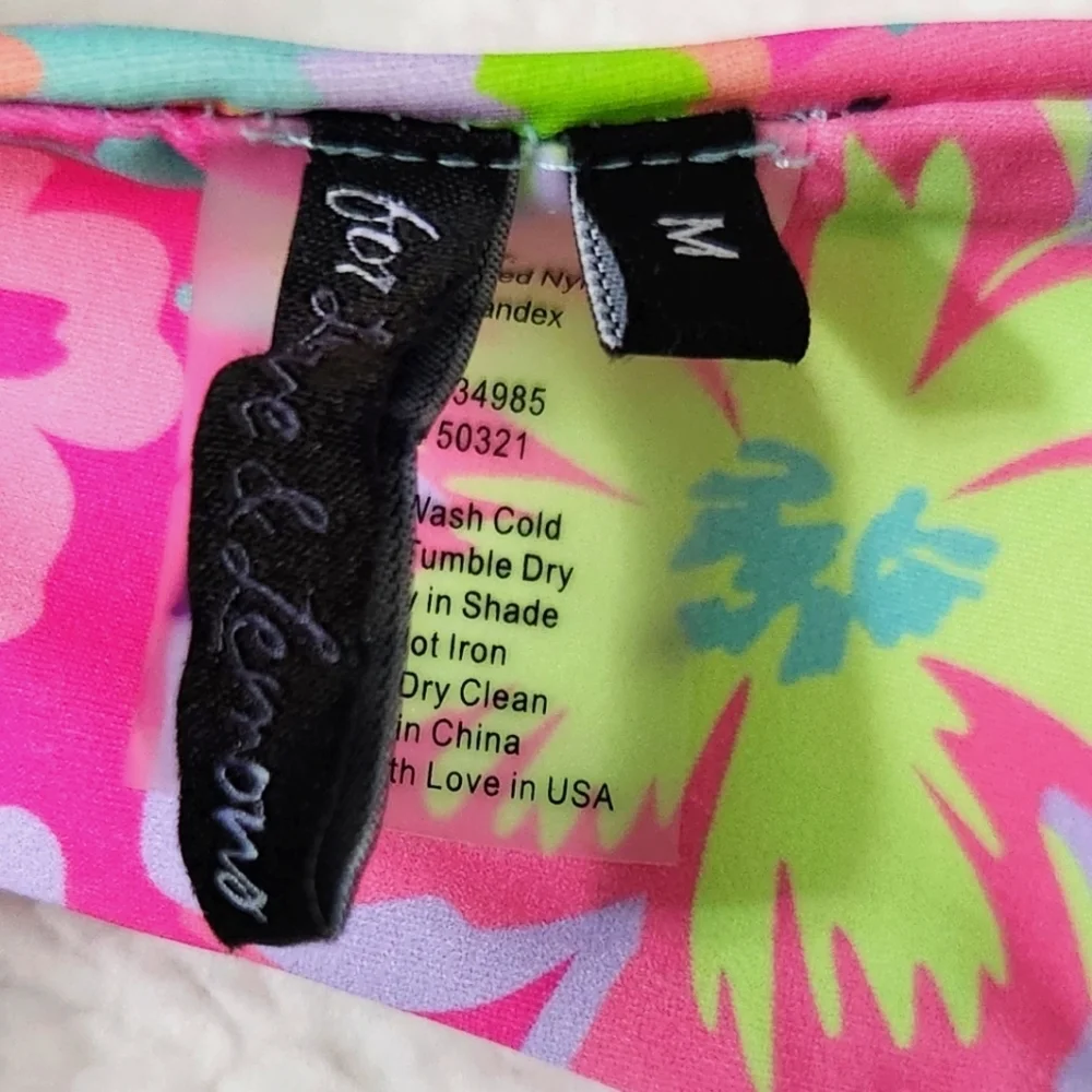 New!For Love and Lemons Lizzy floral Underwire‎ Swim Top